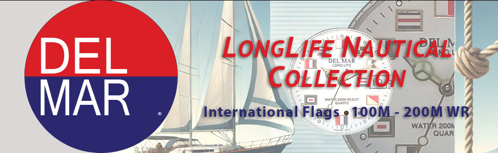 Del Mar LongLife Nautical Watch Collection Media Kit