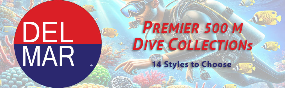Del Mar Premier Pro Dive 500M Watch Collection Media Kit